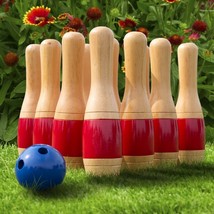 Hey! Play! Skittle Ball &amp; Lawn Bowling Game Set amf bowling parts - £116.39 GBP