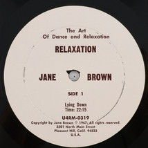 Jane Brown – The Art Of Dance And Relaxation - 1967 12&quot; LP Record VC 423... - $33.32