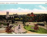 University Circle Cleveland  Ohio OH WB Postcard H22 - £2.30 GBP
