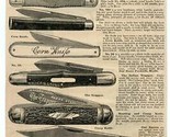 1889 Maher &amp; Grosh Knives &amp; Smith &amp; Wesson Safety Hammerless Revolver &amp; ... - $29.67