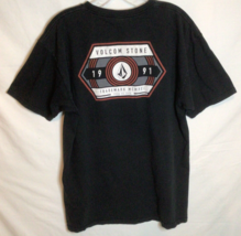 Volcom Stone True To This 1991 Double Sided Men&#39;s T-Shirt Size Large L 888A - £18.96 GBP