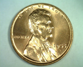 1955-D Lincoln Cent Penny Gem Uncirculated Red Gem Unc. Rd Nice Original Coin - $14.00