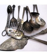 Silver Plate Serving Utensils WM Rogers and more - 10-piece lot - $184.17 MXN