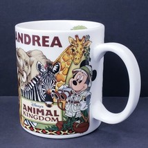 Disney Animal Kingdom Personalized &quot;Andrea&quot; 10 oz. Coffee Mug Cup - £11.95 GBP