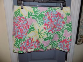 Lilly Pulitzer Callie Skirt Pink Green Mariposa Floral Size 6 Women&#39;s  M... - £24.47 GBP