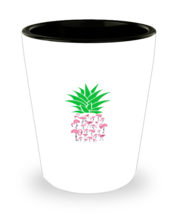 Shot Glass Tequila Party Funny Flamingo Pineapple  - £15.69 GBP