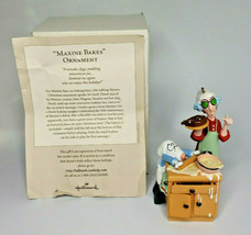 Hallmark Maxine Bakes 2006 Christmas Ornament Sound Rare LTD Signed Works U75 - £637.16 GBP