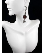 LIA SOPHIA Leverback Earrings Beaded Rhinestone Bohemian Pierced Drop Da... - €11,40 EUR