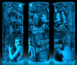 Glow in the Dark Creature from Black Lagoon Universal Monsters Cup Mug Tumbler - £18.16 GBP