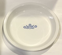 Vintage Corning Ware Pie Plate Pan Dish Bake 9 Inch P-309 Blue Cornflower - £15.13 GBP