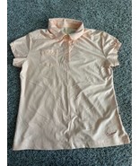 Nike Girls Golf Collared Orange Polo Short Sleeve Size Large Dri-fit - $232.51 MXN