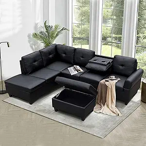 , L Shaped Sofa For Living Room, 6 Seat Big Sofabed Sectional Sofa&amp;Couch... - $1,700.99