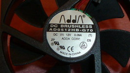 New 1PC Adda AD0512HB-G70 Dc Brushless Power Dissipation Fan 12V 0.09A 2X Wire - $19.50