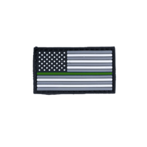 Boss Dog Tactical Collar Patch USA Thin Green Line, One Size (Case of 6) - £76.39 GBP