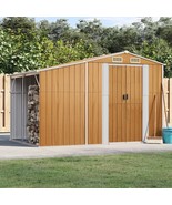  Garden Shed Light brown Galvanized steel, Polypropylene Large - €829,06 EUR