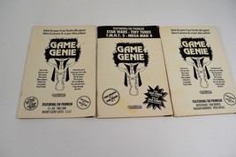 Game Genie Code Books Nintendo Star Wars TMNT Mega Man 1991 Code Masters Cheats - $29.02