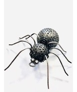 Spider Brooch, antiqued silver spider pin, insect brooch, gothic jewelry... - £11.41 GBP