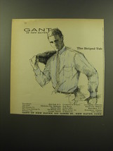 1959 Gant Shirts Ad - The striped tab - £14.73 GBP