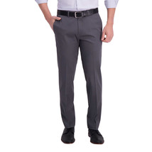Haggar Men’s Non Iron Pant Straight Fit Stretch Fabric: Gray 34W x 30L - £18.11 GBP