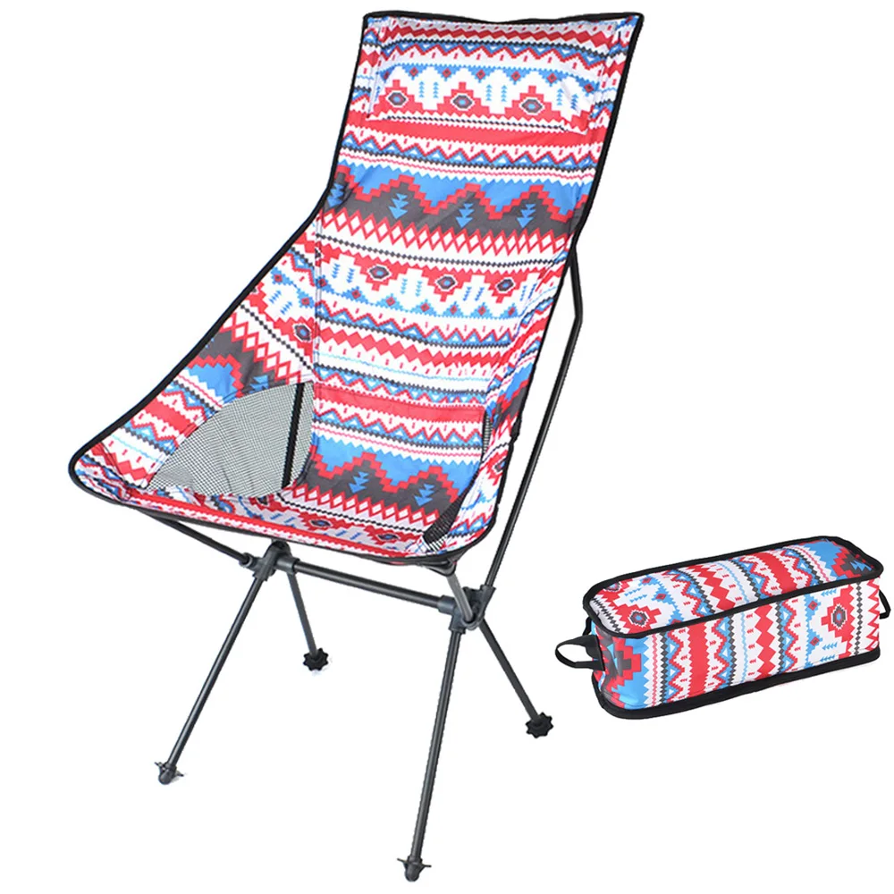 Color picnic beach collapsible backrest chairs with carry bag outdoor portable foldable thumb200