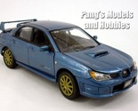2006 Subaru Impreza WRX STI 1/24 Scale Diecast Car Model - MotorMax - Blue - £25.72 GBP