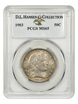 1903 50c PCGS MS65 ex: D.L. Hansen - £4,693.07 GBP