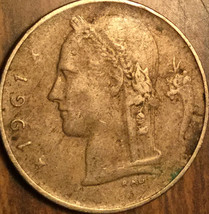 1961 Belgium 1 Franc Coin - £1.36 GBP
