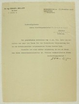 Original Autograph Letter Oskar Von Miller 1928 German Engineer Deutsches Museum - £74.36 GBP