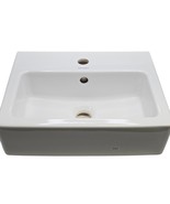 Duravit 07044500000 Vero 18&quot; Ceramic Vanity Top with 1 Faucet Hole - White - $4,312.37 MXN