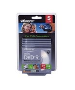 Memorex Mini DVD-R 8cm, 1.4GB Disc, with Jewel Box, 5 Pack - £34.01 GBP