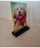 Set of 10 5&quot; wooden holders for weddings, Wood sign holder, Black holders - $53.61 CAD
