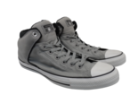 Converse Men&#39;s Mid-Cut Chuck Taylor All Star Street Sneakers Grey/White ... - $56.99