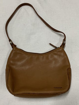 Fossil Brown Leather Mini Purse with Shoulder Strap Zip Top - $17.60