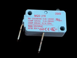 General Electric Toneluck MSQ-216 Dishwasher Microswitch 2 Terminal Gray  - $182.70 MXN