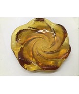 Fenton Amber Swirl 5&quot; Trinket Dish Art Glass  Ashtray - $749.56 MXN