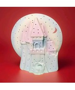Vintage Shoebridge Starry Night  Ceramic Castle Dragon Night Light - $2,545.77 MXN