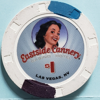 Eastside Cannery Casino Hotel Las Vegas, NV, $1 Collectible Casino Chip - $3.95