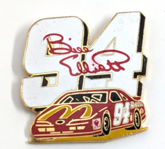 VTG Bill Elliott #94 McDonald&#39;s NASCAR Racing Car Enamel Pin Advertise Souvenir - $8.99