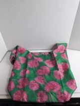 NWT DVF Target Reversible Market TOTE BAG Pink Green Floral Packable - $18.70