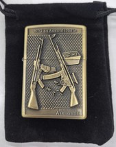 Sharp Brass Kantai Military Weapons #3 Lighter W/Raised Detail - $12.30