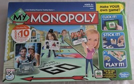 My Monopoly - Make Your Own Game Hasbro Parker Brothers Board Games New Sealed - £11.85 GBP