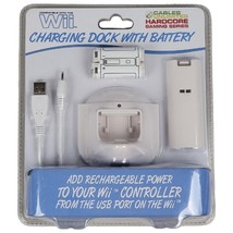 Charging Dock with Battery &amp; Battery Cover for Nintendo Wii - Cables Unl... - $7.70