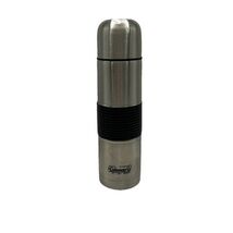 Coleman Stainless Steel 16 oz. Vacuum Bottle Thermos Flask w/ Black Rubb... - $9.99