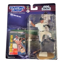 Derek Jeter New York Yankees Vintage 1999 MLB Starting Lineup Figure Hasbro - £7.51 GBP