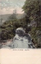 Lynton Devon England~Brendon Old Bridge~Montague Cooper Tinted Photo Postcard - £7.49 GBP