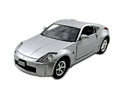 NISSAN FAIRLADY Z SILVER WELLY 1/38 DIECAST CAR COLLECTOR&#39;S MODEL - £23.07 GBP