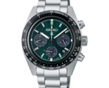 Seiko Prospex Speedtimer 39 MM Stainless Steel Green Dial Solar Watch - ... - $413.25