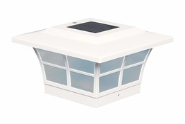 Classy Caps SL085 5x5 Prestige Solar Post Cap - 2 Pack/White by Classy Caps - £52.98 GBP