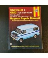 Haynes 24080 Repair Manual for Chevrolet &amp; GMC Full-size Gas Vans 68-96 - £14.39 GBP