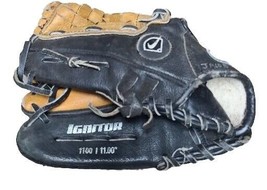 Nike Ignitor 1100 11&quot; Glove LHT Leather Baseball Glove Diamond Ready Lefty - $16.14